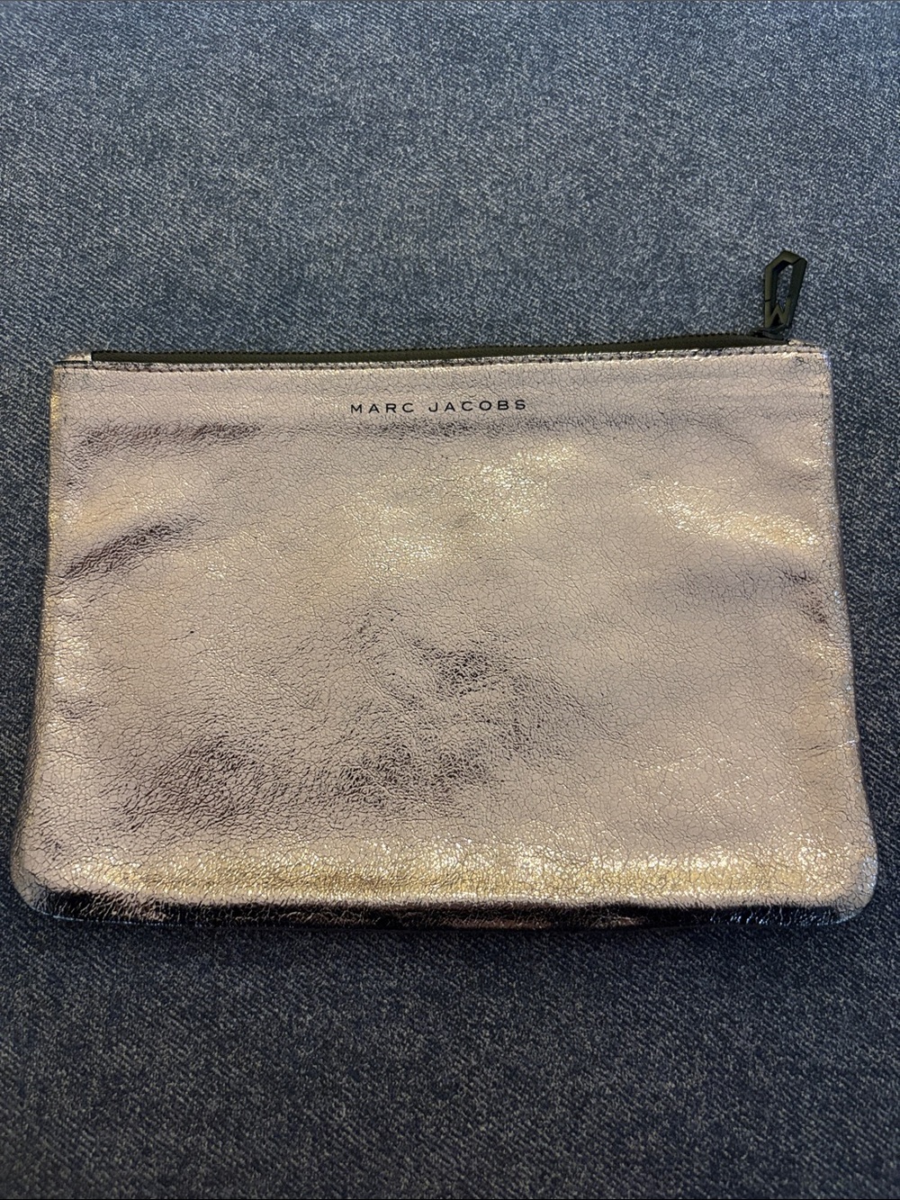 Marc Jacobs bronze/pink gold 100% Leather pouch. BNWOT- great quality